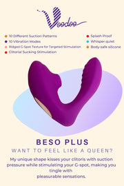 Voodoo Beso Plus | Air Pulse Vibrator