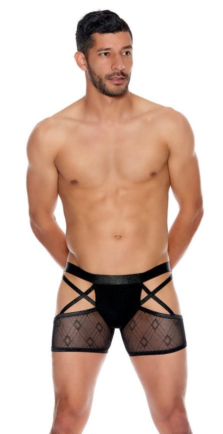 Men's Mesh Open Back Briefs