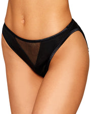 Microfiber Heart-Back Panty w/ Fringe Detail