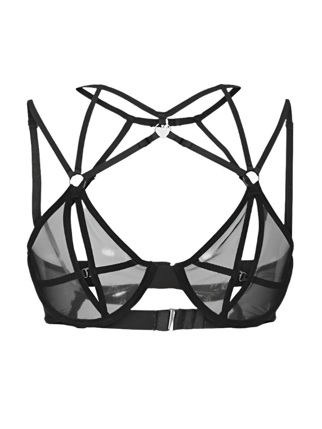 Open Cup Mesh Bra