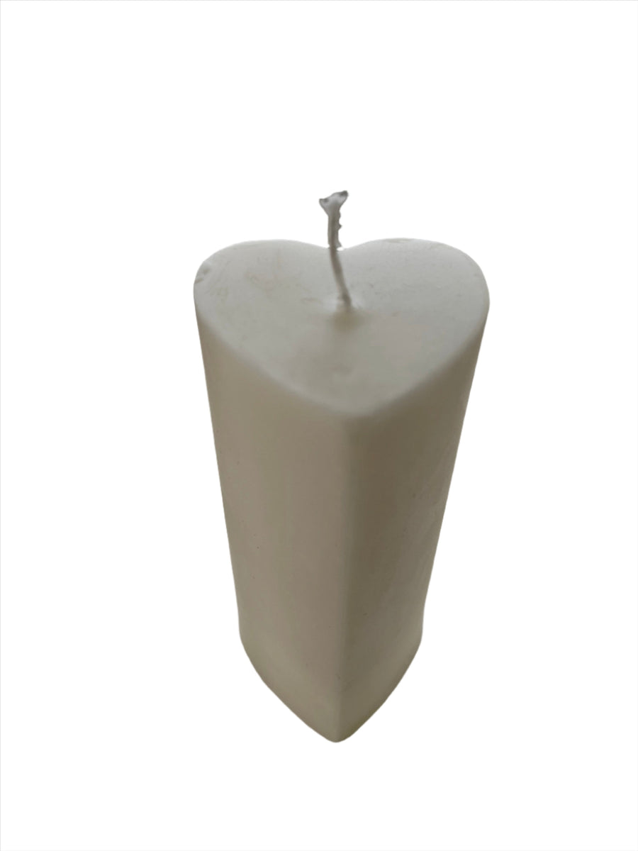 Heart Shaped Wax Drip Candle