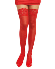 Laced Stay-up Sheer Thigh High