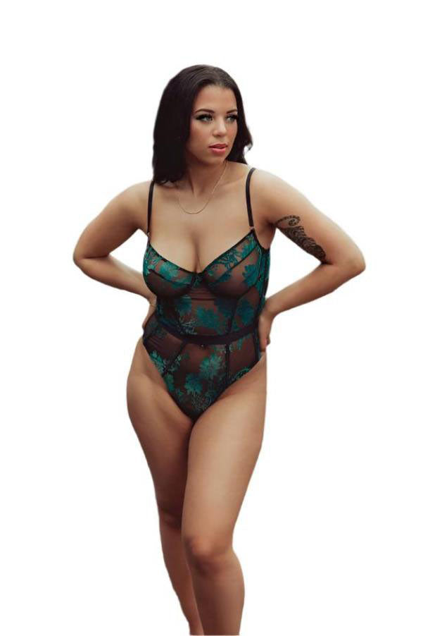 Mesh Underwire Bodysuit