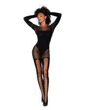 Seamless Fishnet Bodystocking