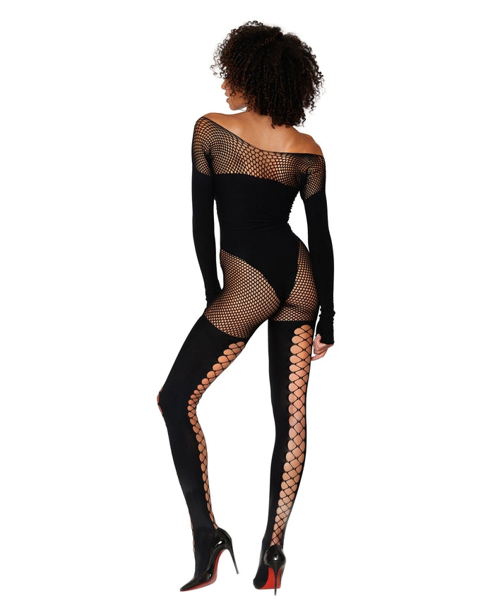 Seamless Fishnet Bodystocking