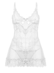 Soft Cup Lacey Babydoll & G-string